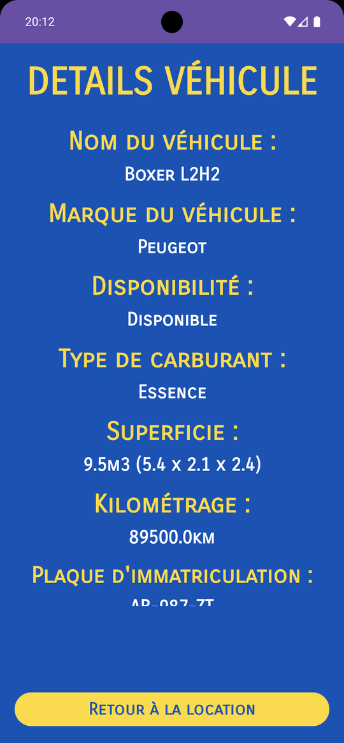 Detail Vehicule
